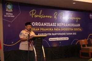 Wabup Sugirah Buka Pembinaan Organisasi Kepramukaan