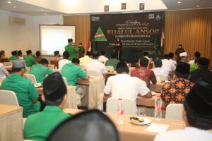 Pengukuhan Rijalul Ansor Banyuwangi, Ipuk Ajak Tebarkan Moderasi Beragama di Kalangan Milenial