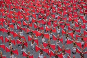 Tari Kolosal Gandrung Sewu Banyuwangi Bikin Merinding