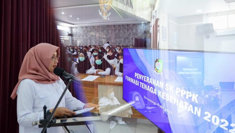 201 Tenaga Kesehatan Banyuwangi Terima Surat Pengangkatan PPPK