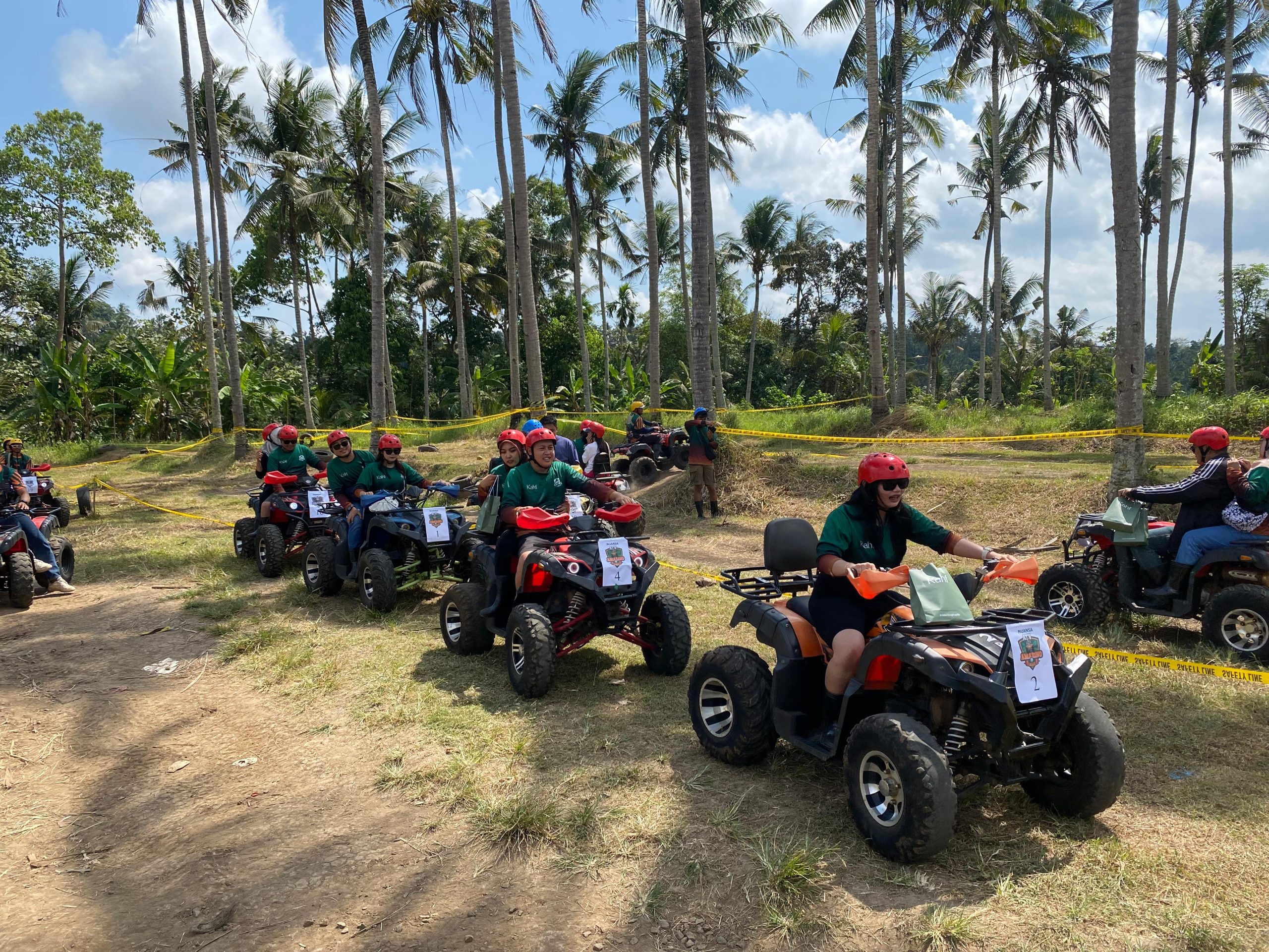 Trail run salah satu potensi wisata di Desa Paspan Banyuwangi.