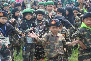 5000 Siswa PAUD Meriahkan Senam Bersama Peringati Harlah NU ke-101