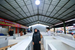 Pedagang Gelar Tasyakuran Revitalisasi Pasar Rogojampi Banyuwangi