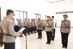 Rotasi Jabatan di Polresta Banyuwangi, Kasat Reskrim dan Pam Obvit Berganti
