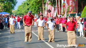 Gebyar Merah Putih Banyuwangi 2025, Ribuan Warga Meriahkan HUT RI ke-80 di CFD Jalan A. Yani