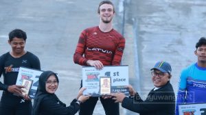 Pembalap Latvia Martins Emils Juara BMX Supercross 2025, Kagumi Sirkuit Banyuwangi