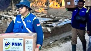 Relawan PNM Kembali Salurkan Bantuan, Kuatkan Korban Bencana