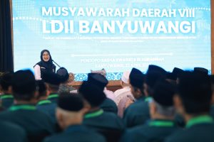 Buka Musda VIII LDII Banyuwangi, Bupati Ipuk Tekankan Kolaborasi dan Penguatan SDM Religius untuk Pembangunan