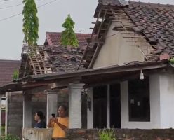 Puting Beliung Terjang Purwoharjo Banyuwangi, 10 Rumah Rusak Diterpa Angin Kencang