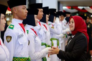 75 Paskibraka Banyuwangi Dikukuhkan, Siap Bertugas pada Upacara HUT ke-81 RI