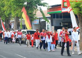 Fun Walk Lapas Banyuwangi Sambut HUT RI ke-81, Perkuat Kekompakan Pegawai dan Keluarga