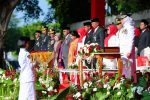 Upacara HUT ke-81 RI di Banyuwangi Digelar Meriah, Paskibraka Bentuk Formasi 81 TH